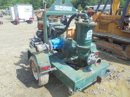 Pioneer 4x4 Water Pump w/ Deutz 3 Cylinder Diesel Engine, Engine Runs Good
