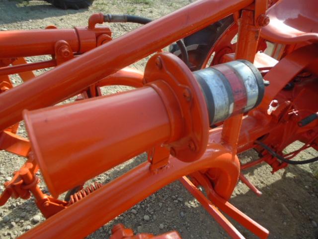 Allis Chalmers G Antique Tractor, Full Set Of Cultivators Front & Back, Har
