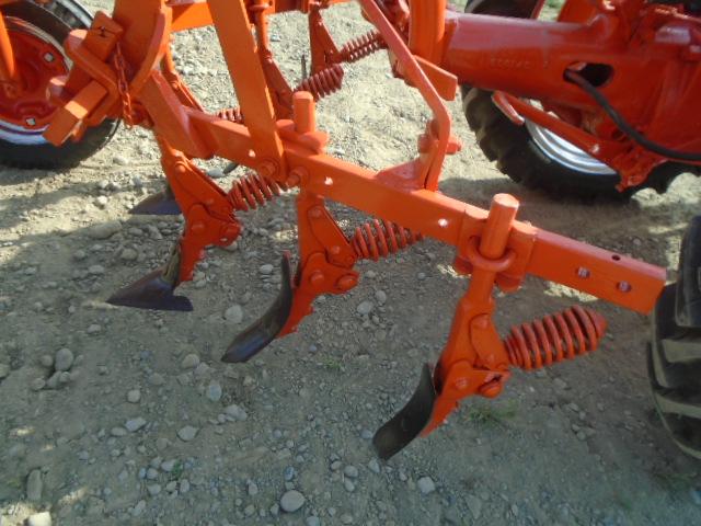 Allis Chalmers G Antique Tractor, Full Set Of Cultivators Front & Back, Har