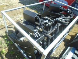 New 72" Root Grapple Bucket, Dual Cylinder, Heavy Duty