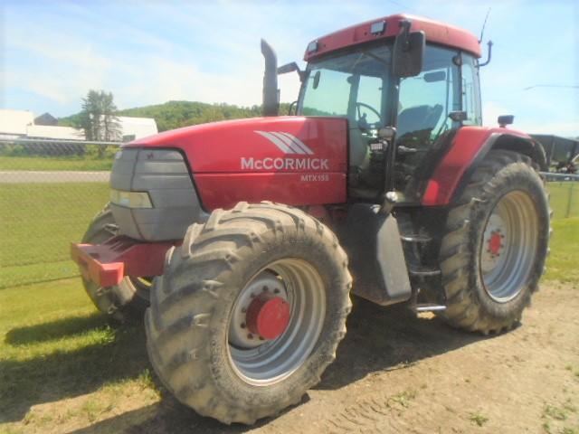McCormick MTX155 Tractor, 4wd, Cab w/ Heat & Working AC, 16 Speed Transmiss
