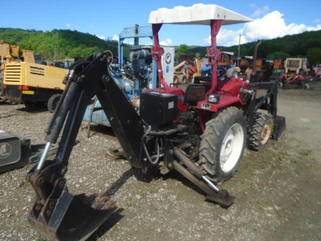Farm Pro 2425 Compact Tractor w/ Loader & Backhoe, Front Weights, Rebuilt S