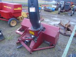 Loftness 6' 3pt Snowblower, Manual Turn Chute, Nice Shape