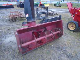 Loftness 6' 3pt Snowblower, Manual Turn Chute, Nice Shape