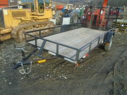 2021 Reiser 77"x14' Utility Trailer, Ramp Gate, Buddy Bearings, Dexter Axle