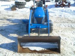 New Holland T1110 4wd Sub Compact Tractor w/ 210TL Loader & 230 GM Mid Moun