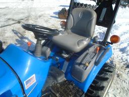 New Holland T1110 4wd Sub Compact Tractor w/ 210TL Loader & 230 GM Mid Moun
