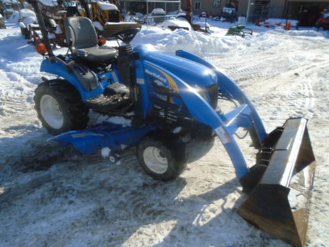 New Holland T1110 4wd Sub Compact Tractor w/ 210TL Loader & 230 GM Mid Moun