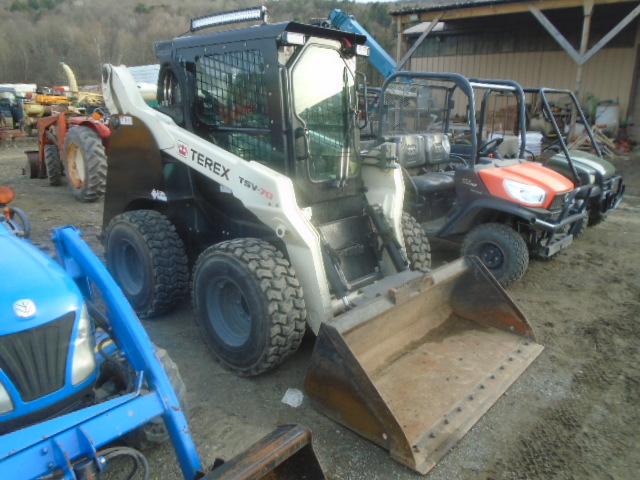 2014 Terex TSV-70 Skid Steer, Cab w/ Heat & AC, 2 Speed, Hydraulic Quick At