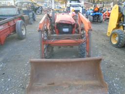 Yanmar YM336D 4wd Tractor w/ Loader, 2760 Hours, Runs & Drives, Rough, AS-I