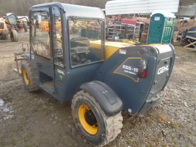 Gehl RS5-19 Low Profile Telehandler, Enclosed Rops w/ Heat, Yanmar VTNV99C-