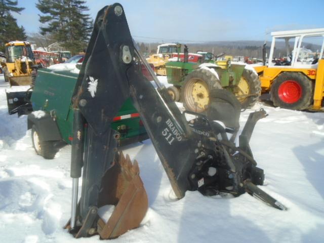 Bradco 511 Skid Steer Backhoe, Nice & Clean