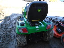 John Deere X730 Riding Mower, 48", Gas, Power Steering, 2091 Hours, Hydro,