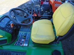 John Deere X730 Riding Mower, 48", Gas, Power Steering, 2091 Hours, Hydro,