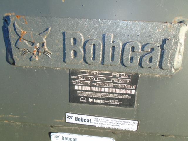 Unused Bobcat 62" Heavy Duty SSL Bucket, Universal Quick Attach
