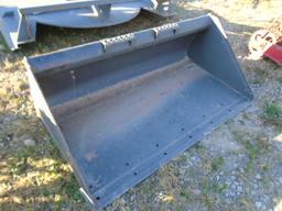 Unused Bobcat 62" Heavy Duty SSL Bucket, Universal Quick Attach