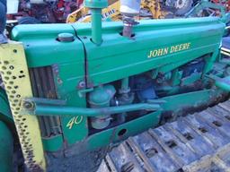 John Deere 40 Dozer, Nice Little Dozer That Runs & Works Well, Steers Good,