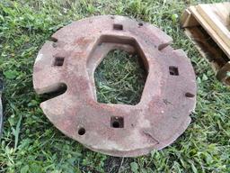 (2X) International / Farmall  Wheel Weights, Sold By The Piece Times 2