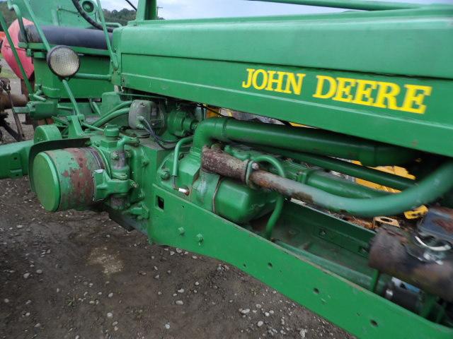 John Deere 50 Antique Tractor, 12.4-38 Tires, 6 Speed, Should Run With Mino