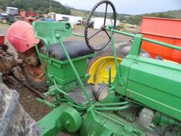John Deere 50 Antique Tractor, 12.4-38 Tires, 6 Speed, Should Run With Mino
