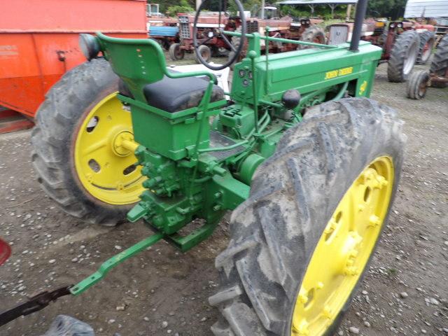 John Deere 50 Antique Tractor, 12.4-38 Tires, 6 Speed, Should Run With Mino