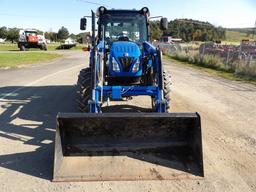 2022 New Holland Workmaster 75 Tractor w/ 5 Hours! Cab w/ Heat Air & Buddy