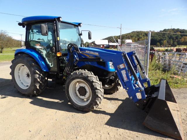 2022 New Holland Workmaster 75 Tractor w/ 5 Hours! Cab w/ Heat Air & Buddy