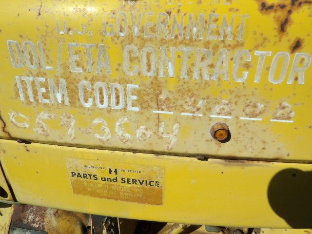 International 2404 Industrial Tractor, US Army Tractor That Is Very Clean A