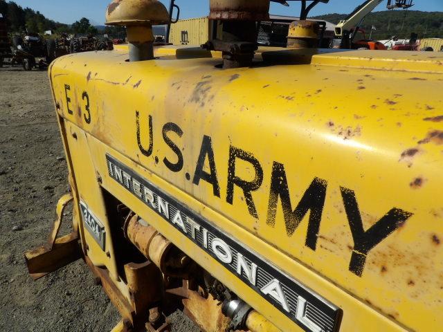International 2404 Industrial Tractor, US Army Tractor That Is Very Clean A