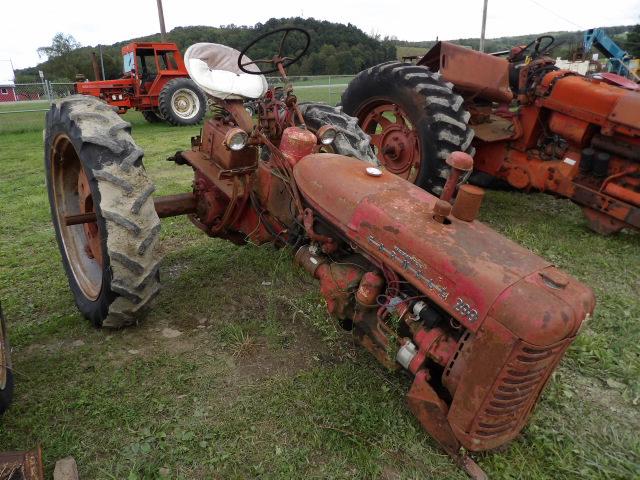 Farmall 200 Tractor, Mainly Complete Less Front End, Wheel Weights, Remote,