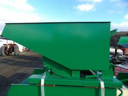 Small Green Self Dumping Hopper