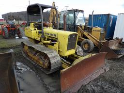 John Deere 450B Dozer, 6 Way Inside Blade, OROPS, 6744 Hours, COMPLETE / NO