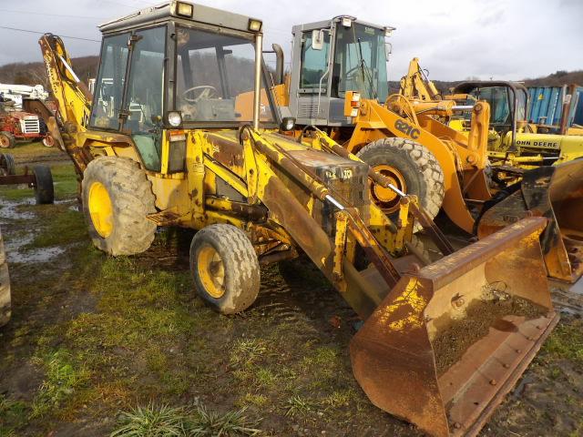 JCB 1400B 2wd Loader Backhoe, Diesel, Extendahoe, Runs And Works Decent For