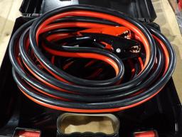 25' Extra Heavy Duty Jumper Cables, 1 Gauge