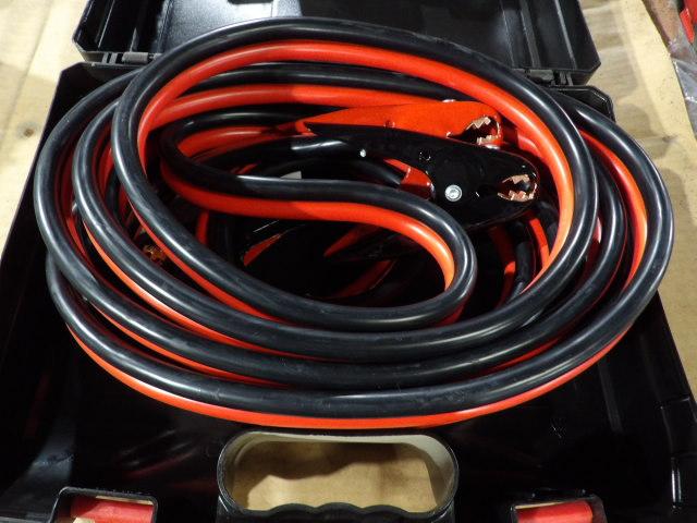 25' Extra Heavy Duty Jumper Cables, 1 Gauge