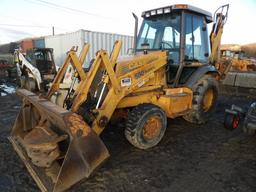 Case 580 Super L 4wd Backhoe, EROPS w/ Heat, 4 In 1 Bucket, 24" Backhoe Buc