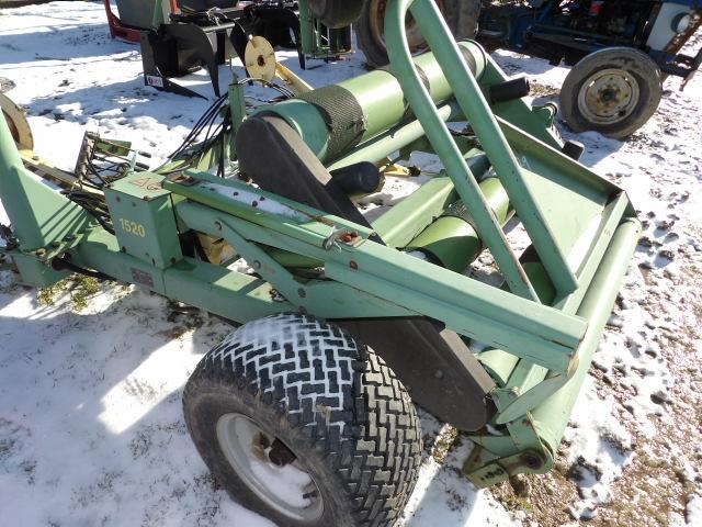 Elho 1520 Sideliner Pull Type Bale Wrapper, 30" Wrap, Tongue Swung In For T