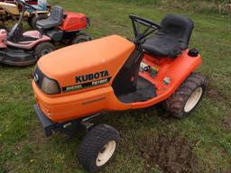 Kubota TG1860 Diesel Lawn Tractor, Hydro, Power Steering, No Deck, 1616 Hou