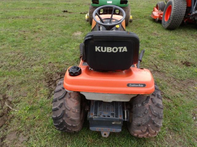 Kubota TG1860 Diesel Lawn Tractor, Hydro, Power Steering, No Deck, 1616 Hou