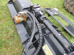 Mower King 66" Flail Mower, Universal SSL Quick Attach, Hydraulic Driven, U