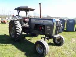 White 2-105 Tractor w/ Factory Rops Canopy, Firestone 18.4-38 Tires, Hours