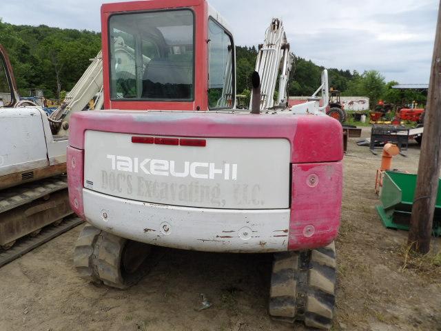 Takeuchi TB070 Excavator, Wrist A Twist Coupler, 4' Bucket, Good Tracks, Ba