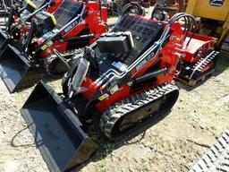 AGT LRT23 Mini Tracked Skid Steer, 739CC V Twin Gas Engine, Dingo Style Qui