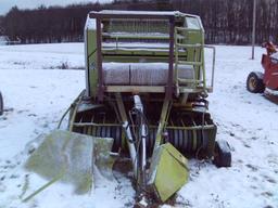 Claas Rollant 46 Round Baler w/ Rotocut, Good Working Baler That Made A Lot