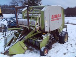 Claas Rollant 46 Round Baler w/ Rotocut, Good Working Baler That Made A Lot