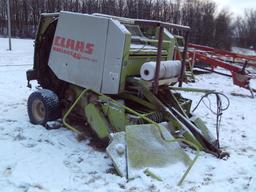 Claas Rollant 46 Round Baler w/ Rotocut, Good Working Baler That Made A Lot