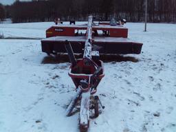 New Holland 1431 Center Pivot Discbine, Drawbar Hookup, Rubber Roller Condi