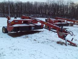 New Holland 1431 Center Pivot Discbine, Drawbar Hookup, Rubber Roller Condi