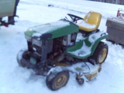 John Deere 425 Riding Mower w/ 54" Deck, UPDATE: RUNS, Gas Powered, Hydro,