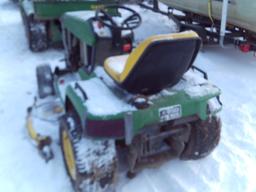 John Deere 425 Riding Mower w/ 54" Deck, UPDATE: RUNS, Gas Powered, Hydro,